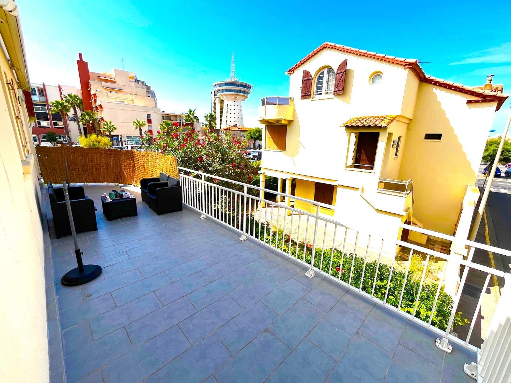 Villa Cantarela, Palavas Plage, Vue Mer Bagian luar foto